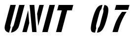 Font StencilSans-Italic preview