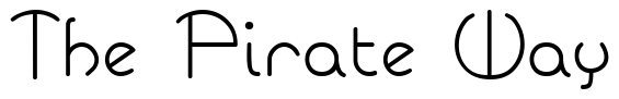 Font ZirkleOne-Regular: The Pirate Way