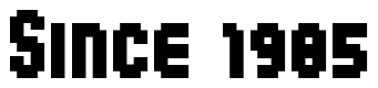 Font 04b-25: Since 1985