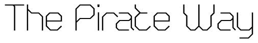 Font ZeroClosedFine: The Pirate Way