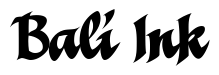 Font 0-Harvest-DNA: Bali Ink