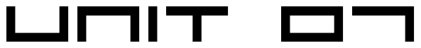 Font 04b31: UNIT 07