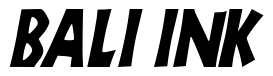 Font ZorbaCondensed-Italic: Bali Ink