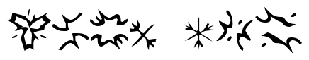 Font Zone23_foopy4: Bali Ink