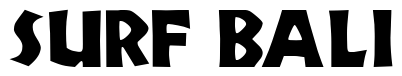 Font Zorba: Surf Bali