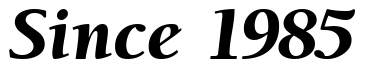Font BerkeleyRetrospectiveBlackSSK-Italic: Since 1985