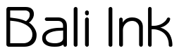 Font Benguiat-Gothic-Regular: Bali Ink