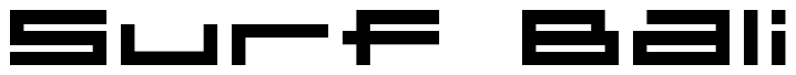 Font 04b-31: Surf Bali