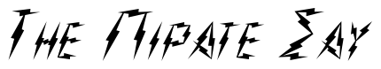 Font Zeus: The Pirate Way