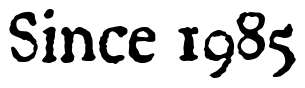 Font 1722Roman: Since 1985