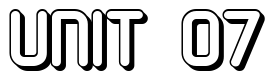 Font 11S01-Black-Tuesday-Offset: UNIT 07