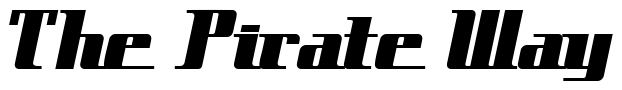 Font 2-Cadet-DNA: The Pirate Way