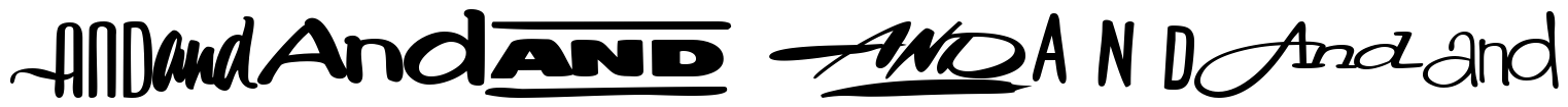 Font 0-Ands-DNA: Surf Bali