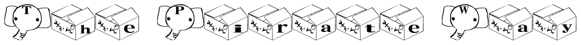 Font zou-Font: The Pirate Way