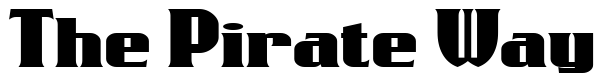 Font 2-Woody-DNA: The Pirate Way