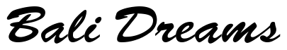 Font Brush-Script: Bali Dreams