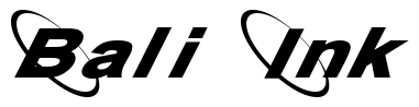 Font 13_Misa: Bali Ink
