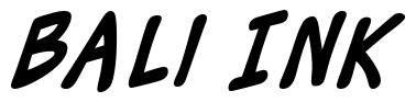 Font Zud-Juice-Bold: Bali Ink