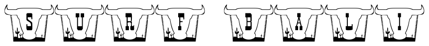 Font 101-Fancy-Texan-Style: Surf Bali