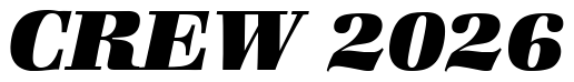 Font Zapf-Book-Heavy-Italic: CREW 2026