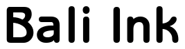 Font BenguiatGothic-Bold: Bali Ink