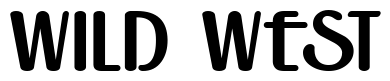 Font 2-Nelson-ShoCard-Fat-DNA: WILD WEST