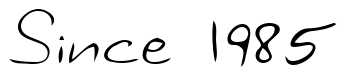 Font Zuerbig: Since 1985