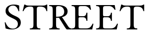 Font 00270: STREET