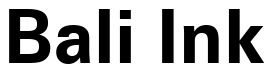 Font Zurich-Bold-Win95BT: Bali Ink
