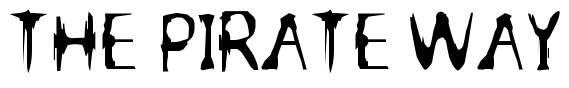 Font 13th-Ghostwrite-JRZ: The Pirate Way