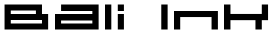 Font 04b31: Bali Ink
