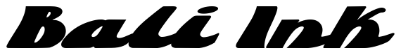 Font 1-Brougham-DNA: Bali Ink