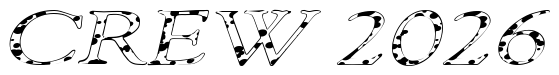 Font 101-Puppies-Italic-SW: CREW 2026