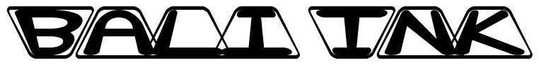 Font Zoidal-BRK: Bali Ink