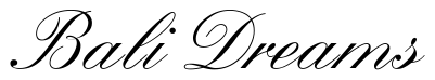 Font WynnerockScript-Medium: Bali Dreams