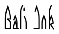 Font CathedralGothic-Regular: Bali Ink