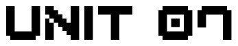 Font BM-army-A12: UNIT 07
