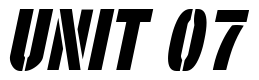 Font StencilSet-BlackOblique: UNIT 07