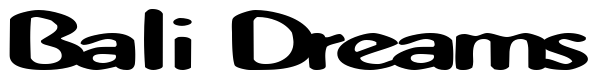 Font ZonaScriptSSK-Bold: Bali Dreams