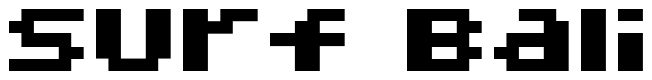 Font 04b_11: Surf Bali