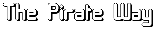 Font 11S01-Black-Tuesday-Offset: The Pirate Way