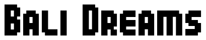 Font 04b_25: Bali Dreams