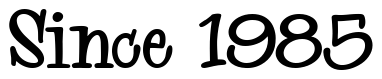 Font 0-Whoa-DNA: Since 1985