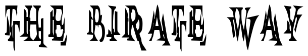 Font Zone23_zazen-xtreme: The Pirate Way