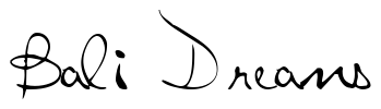 Font AlicoScriptSSK: Bali Dreams