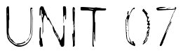 Font Stencilcase: UNIT 07
