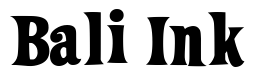 Font ZiggyStandard: Bali Ink