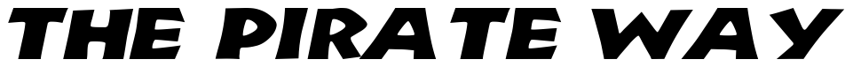 Font ZorbaExtended-Italic: The Pirate Way