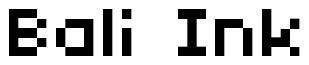 Font 04b03: Bali Ink