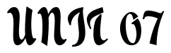 Font 1-AmazingGrace-DNA: UNIT 07